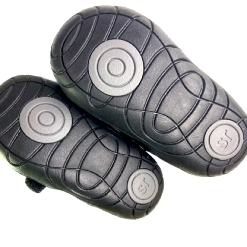 STRIDE RITE Toddler Boys Black Shoes Cushioned Insole Hook & Loop Strap Size 4.5 - Picture 6 of 8